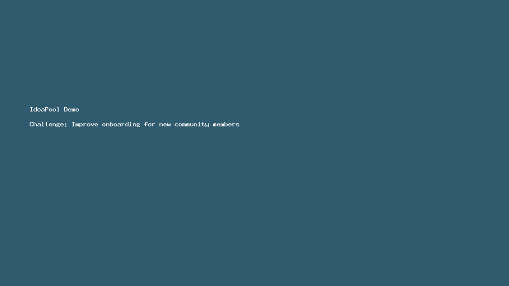 Improve onboarding for new community members